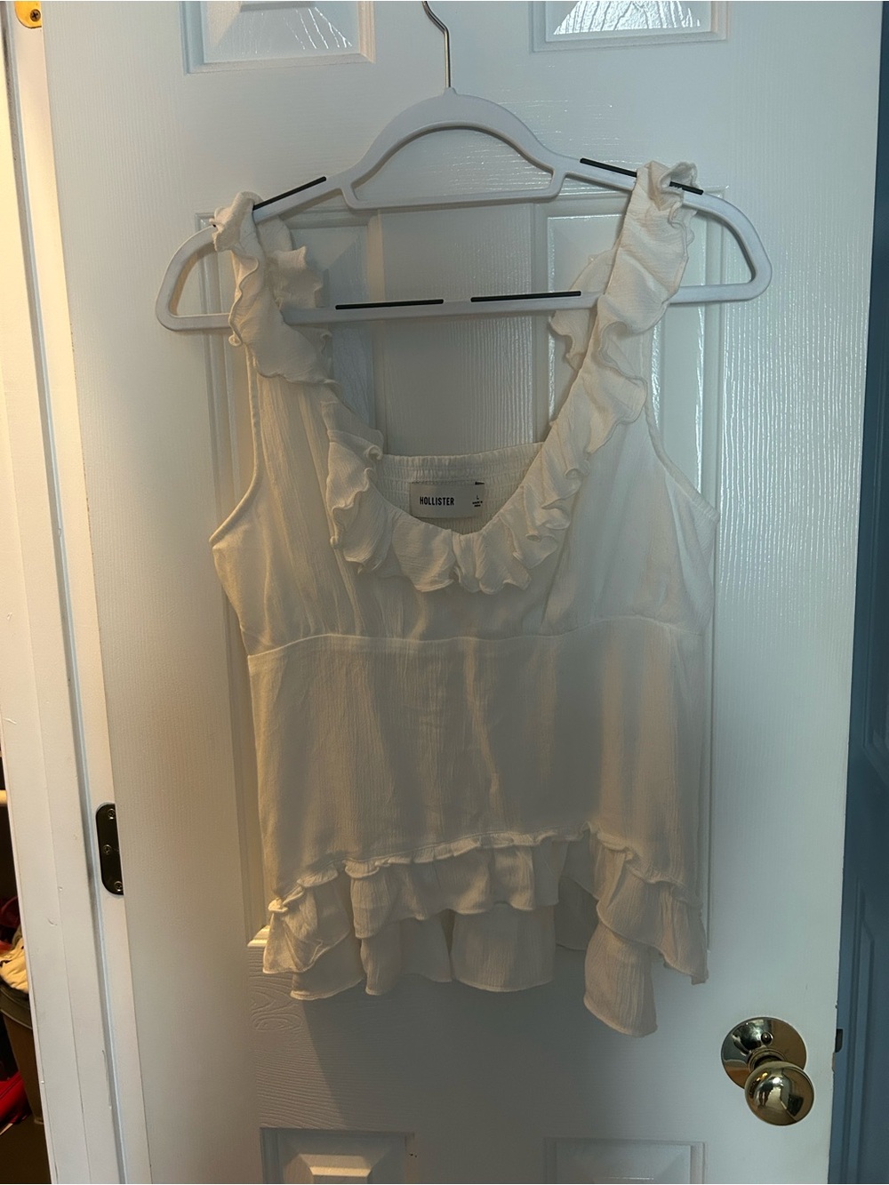 Hollister Ruffle-Trim Sleeveless Camisole